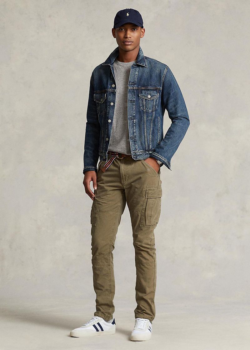 ポロ ラルフ ローレン パンツ メンズ オリーブ スリム フィット キャンバス Cargo Pants CZJRL5123